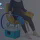 Woman Uses Ice Therapy Machine on Arthritic Knee
